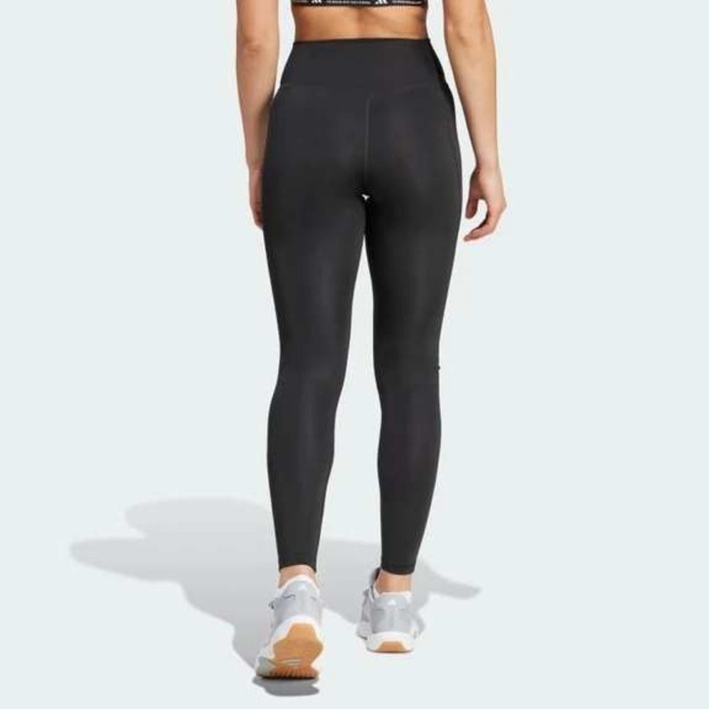 Adidas Opt Ess St 1/1 Tights Womens Medium Black AEROREADY Training NEW